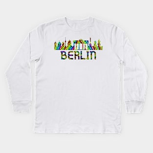 Berlin Through A Dark Rainbow Kids Long Sleeve T-Shirt